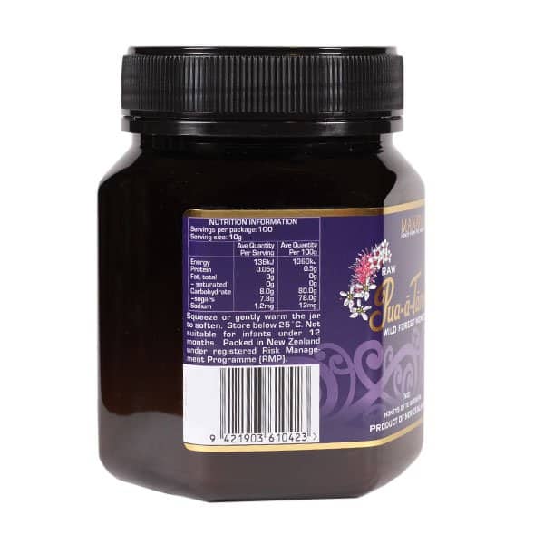 raw pua ā tāne wild forest honey 1kg