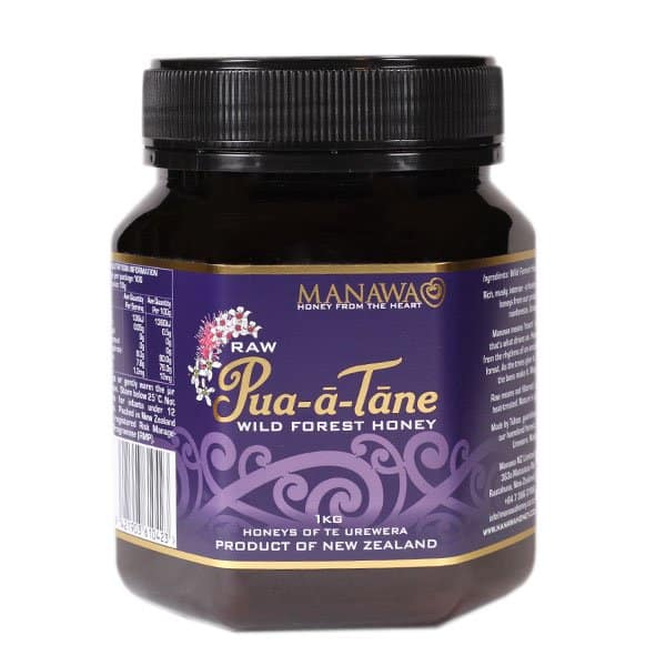 raw pua ā tāne wild forest honey 1kg