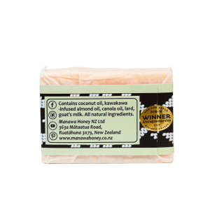 Manawa Honey NZ Featuring Our Puhi Kawakawa & Goat's Milk Handcrafted Soap Ingredients